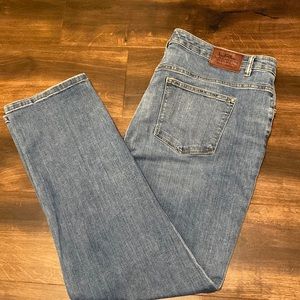 Lauren Jean Co. Ralph Lauren blue denim straight leg jeans. Size 20W.